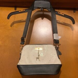 NWOT No Label White Stars and Sparkle Purse